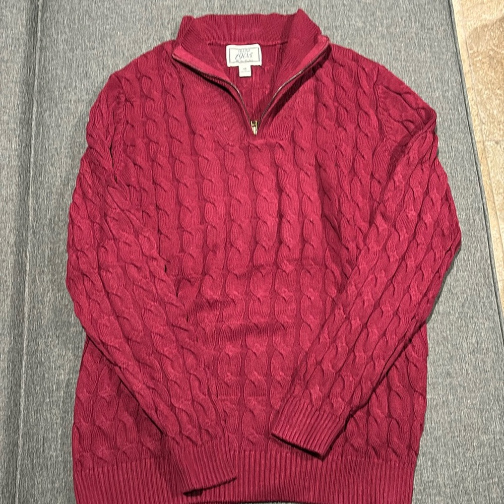 Cable knit sweater